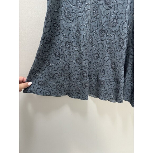 Sundance Silk A Line Skirt Paisley Size 16 - Picture 2 of 7